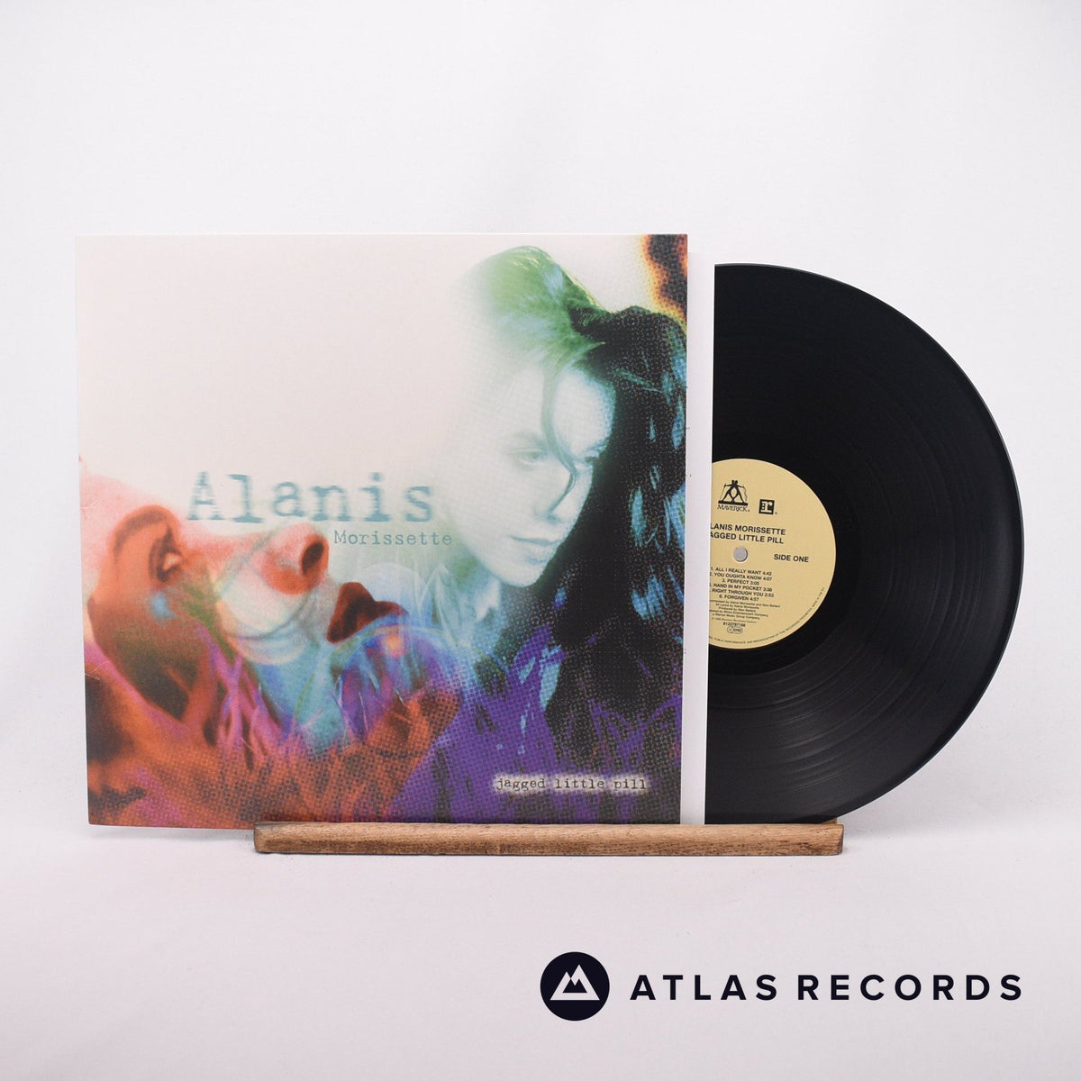 Alanis Morissette Jagged Little Pill LP Vinyl Record - Front Cover & Record