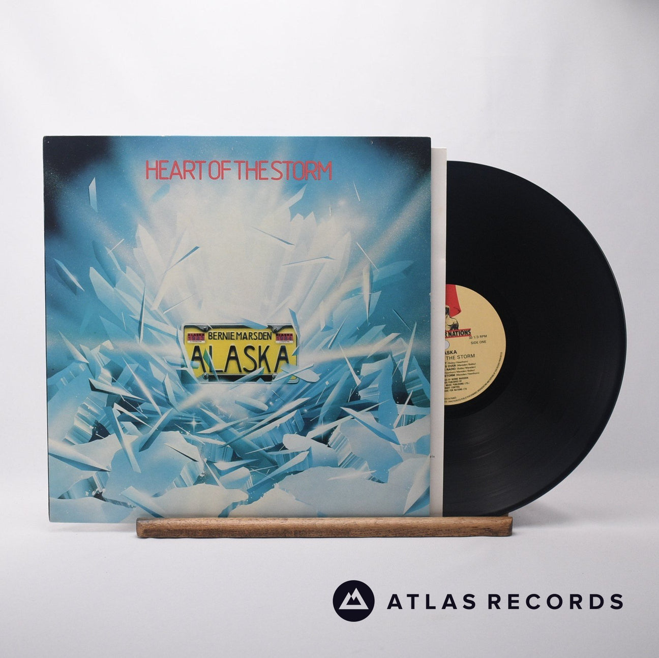 Alaska Heart Of The Storm LP Vinyl Record - Front Cover & Record