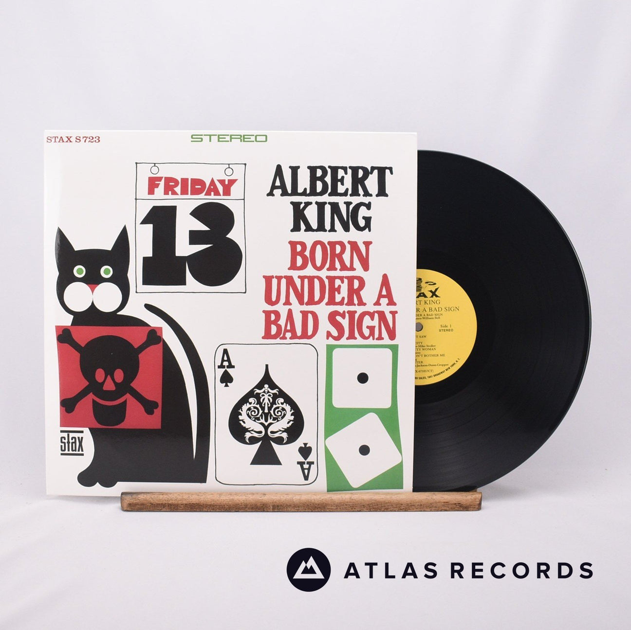 Albert King Born Under A Bad Sign LP Vinyl Record - Front Cover & Record
