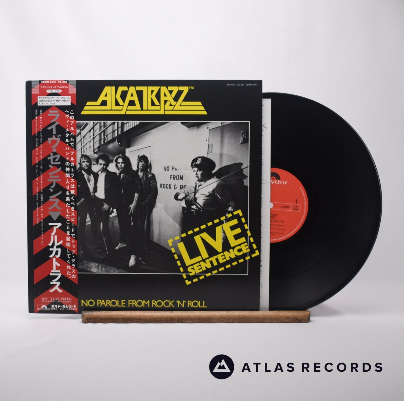 Alcatrazz Live Sentence LP Vinyl Record - Front Cover & Record