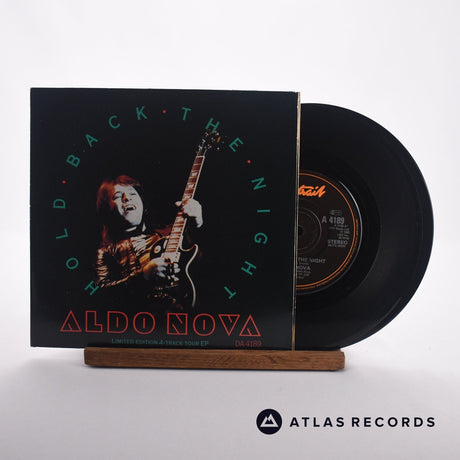 Aldo Nova Hold Back The Night 2 x 7" Vinyl Record - Front Cover & Record