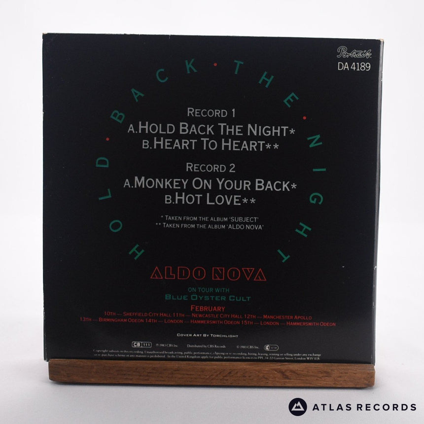 Aldo Nova - Hold Back The Night - Gatefold 2 x 7" Vinyl Record - EX/EX