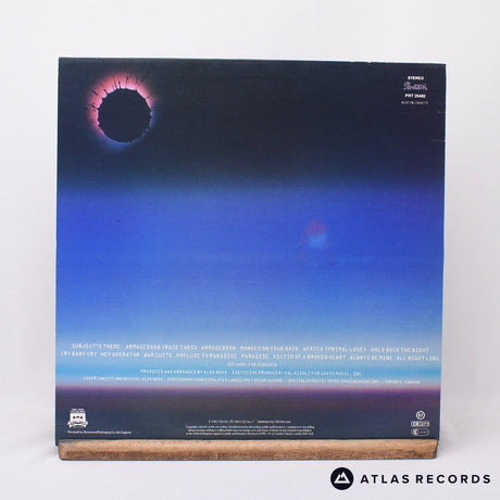 Aldo Nova - Subject.....Aldo Nova - Lyric Sheet LP Vinyl Record - EX/EX