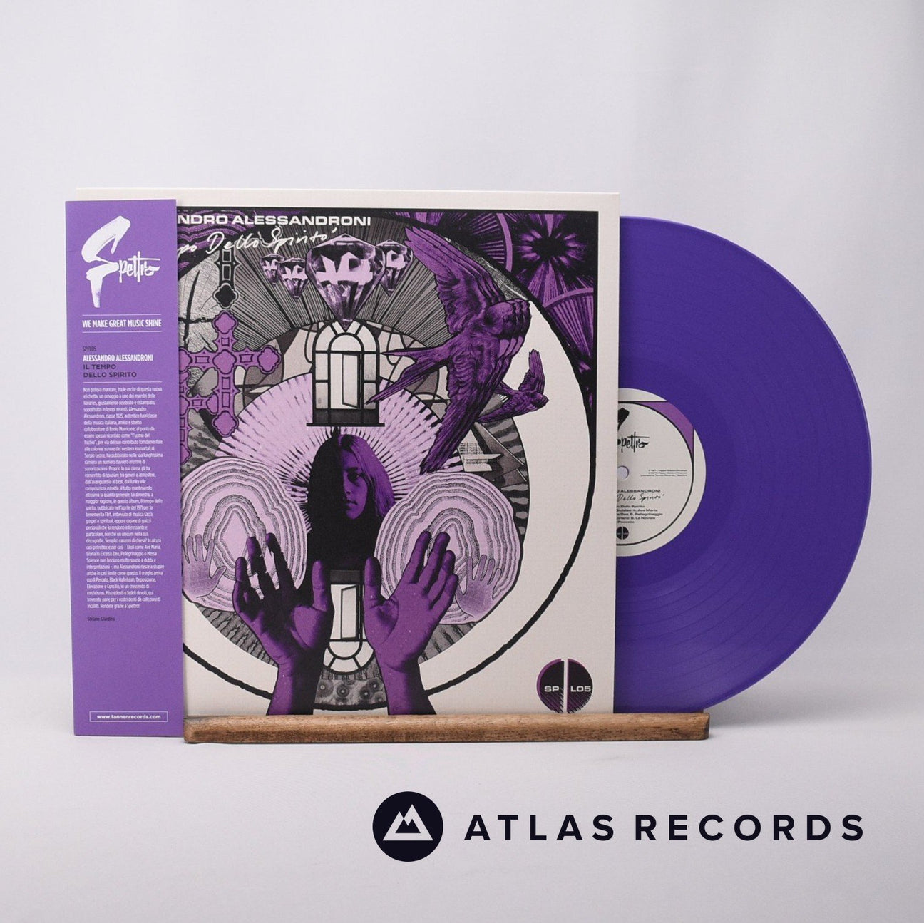 Alessandro Alessandroni Il Tempo Dello Spirito LP Vinyl Record - Front Cover & Record