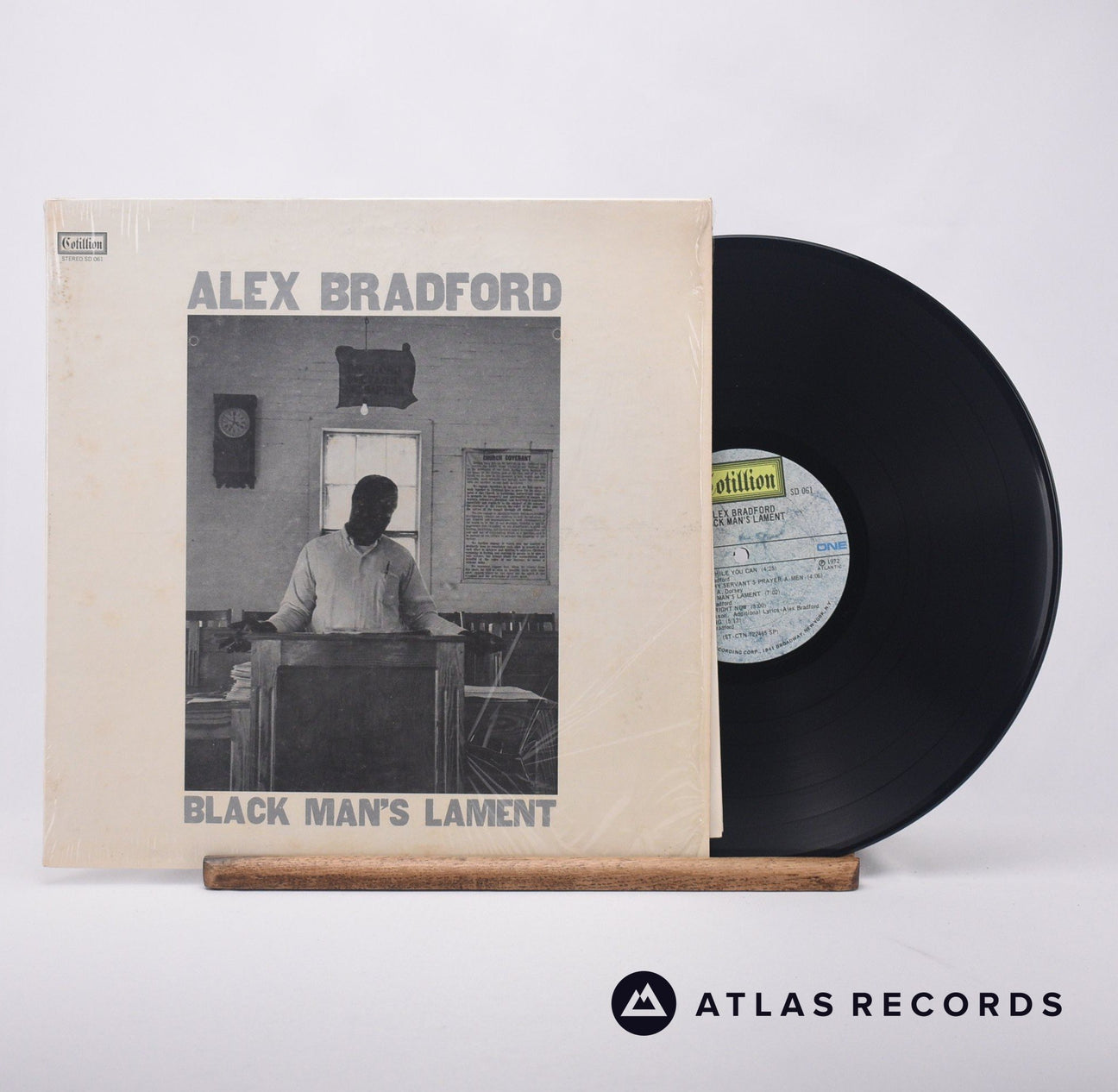 Alex Bradford Black Man's Lament LP Vinyl Record - Front Cover & Record