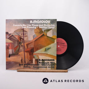 Alexander Mossolov Concerto No.1 For Piano And Orchestra LP Vinyl Record - Front Cover & Record