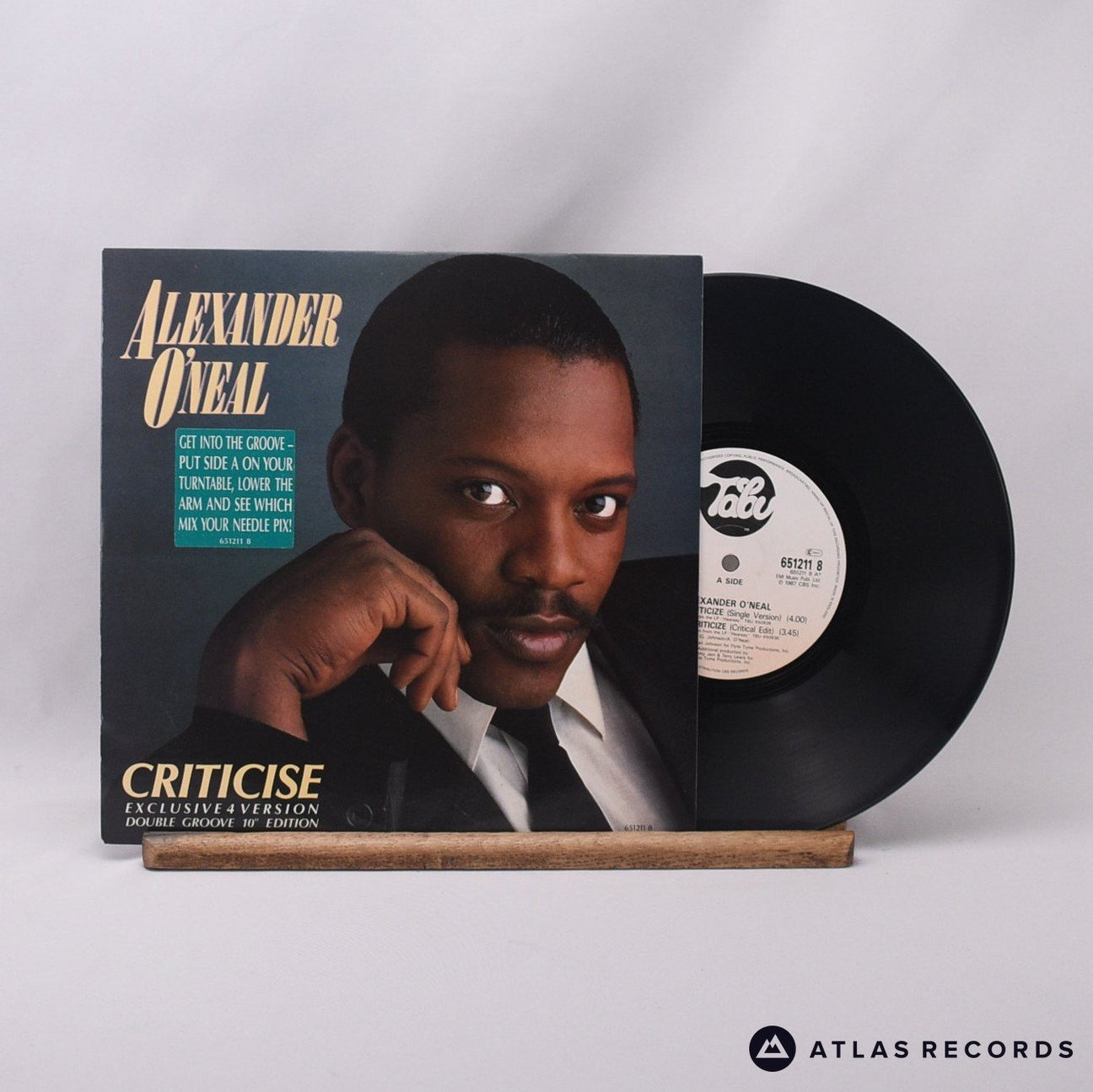 Alexander O'Neal Criticise 10" Vinyl Record - Front Cover & Record