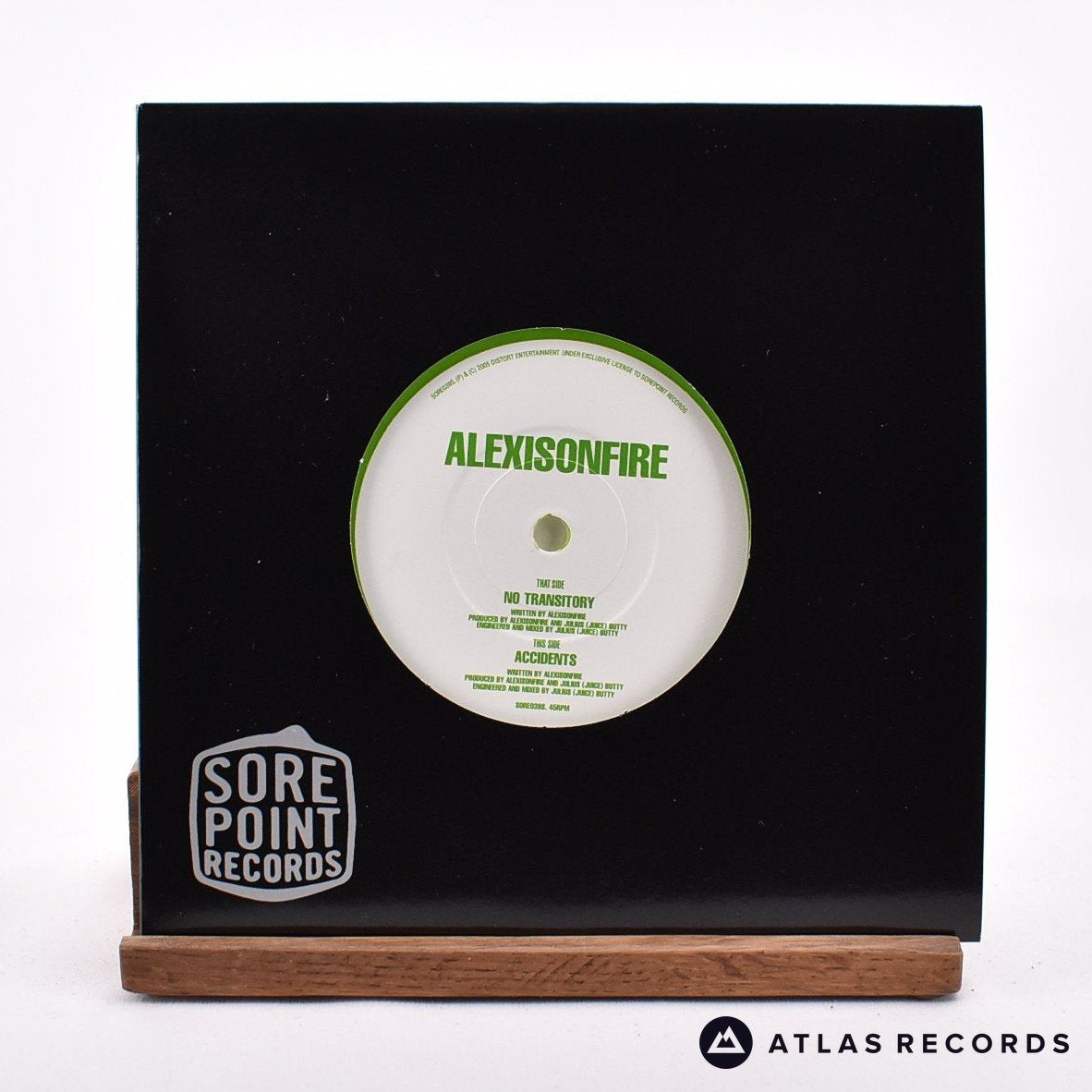 Alexisonfire Accidents 7" Vinyl Record - Front Cover & Record