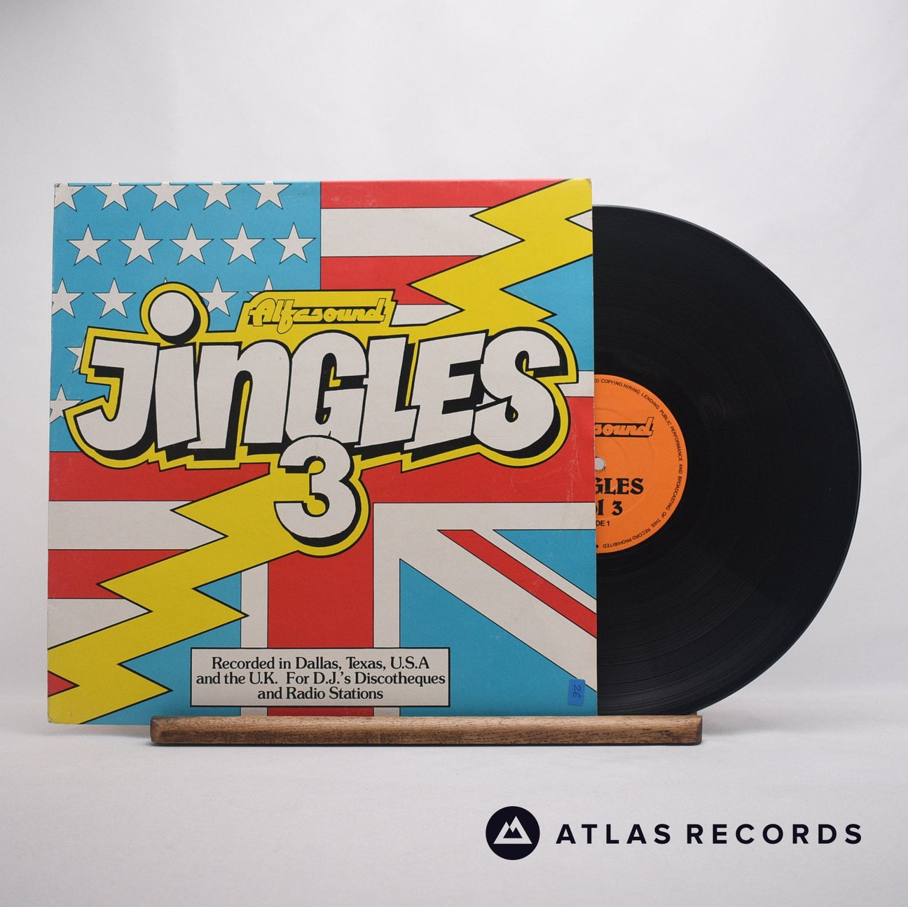 Alfasound Jingles 3 LP Vinyl Record - Front Cover & Record