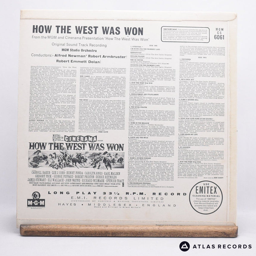 Alfred Newman - How The West Was Won, Original Soundtrack - LP Vinyl Record