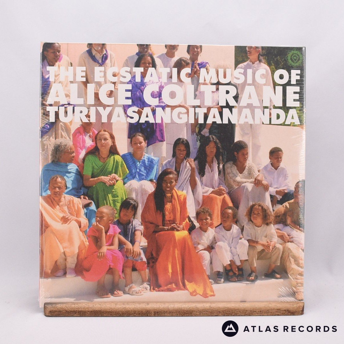 Alice Coltrane World Spiritually Classics 1: The Ecstatic Music Of Alice Coltrane Turiyasangitananda Double LP Vinyl Record - Front Cover & Record