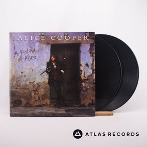 Alice Cooper A Fistful Of Alice 2 x LP Vinyl Record - Front Cover & Record