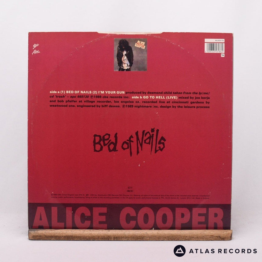 Alice Cooper - Bed Of Nails - 12" Vinyl Record - VG+/EX