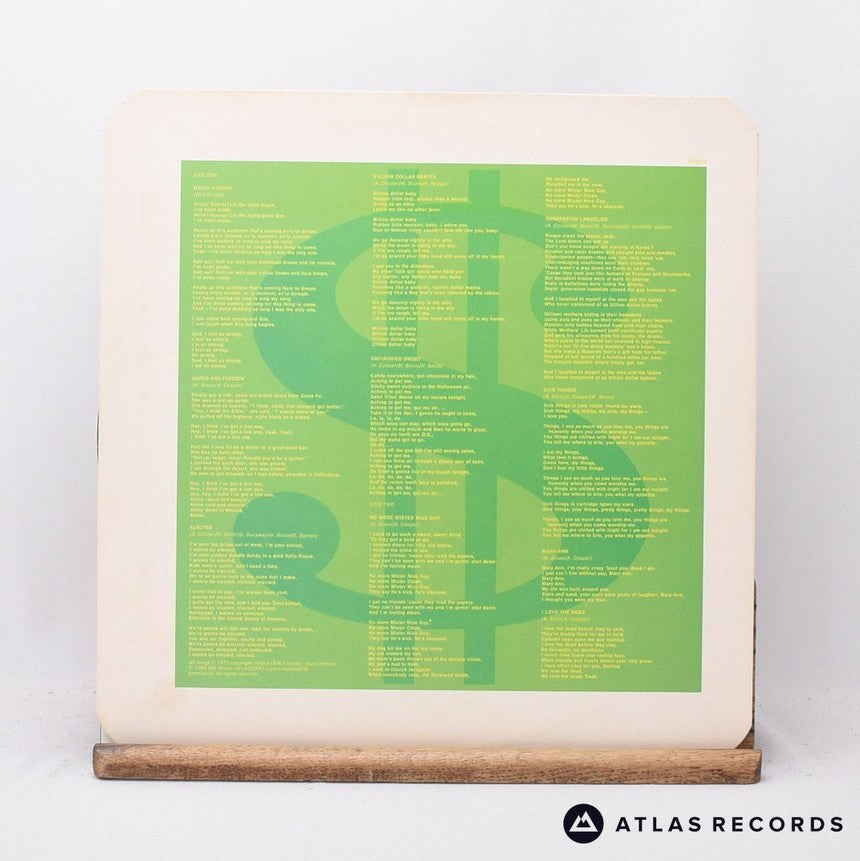 Alice Cooper - Billion Dollar Babies - A3 B2 LP Vinyl Record - VG+/VG+