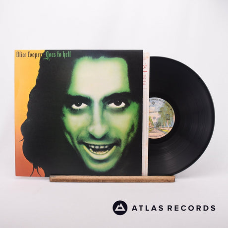 Alice Cooper Goes To Hell LP Vinyl Record - Front Cover & Record