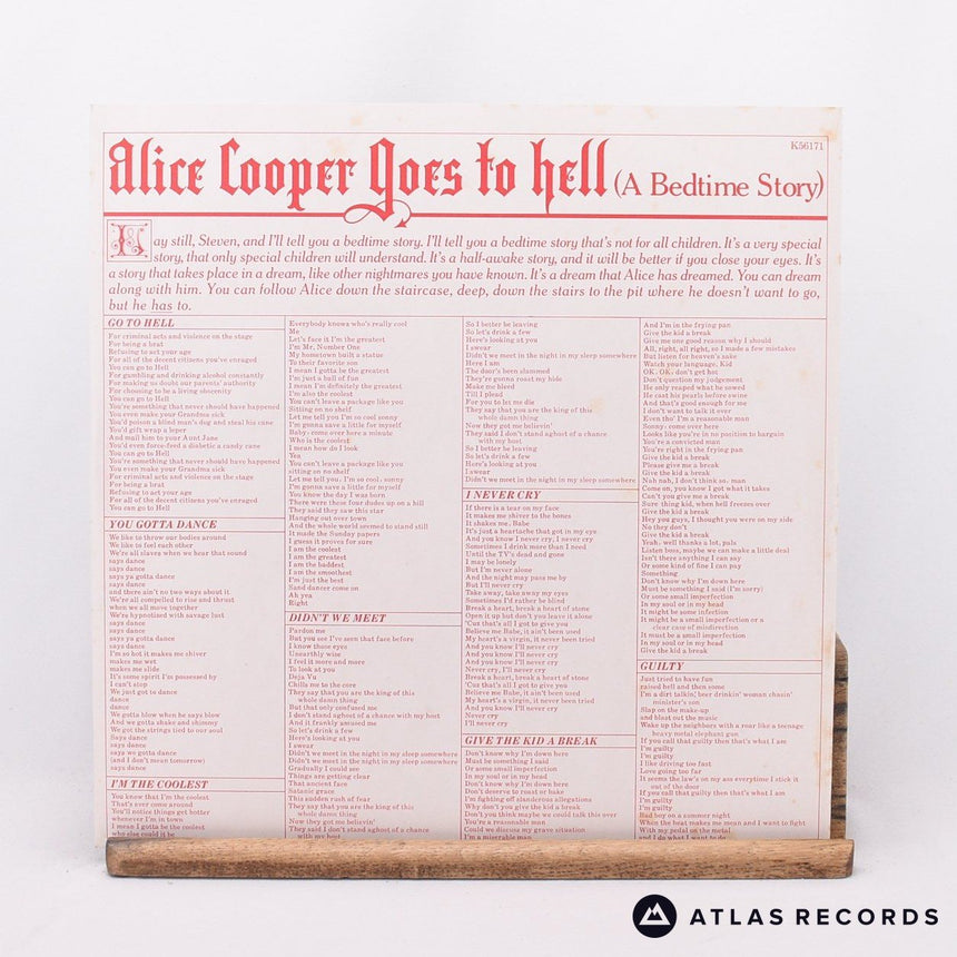 Alice Cooper - Goes To Hell - LP Vinyl Record - EX/EX