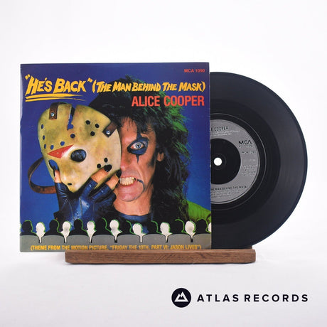 Alice Cooper He's Back 7" Vinyl Record - Front Cover & Record