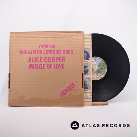 Alice Cooper Muscle Of Love LP Vinyl Record - Front Cover & Record