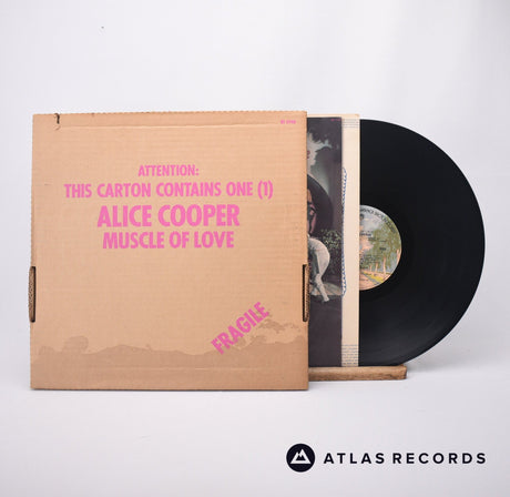 Alice Cooper - Muscle Of Love - Insert Us 1B 1A LP Vinyl Record - VG+/VG+