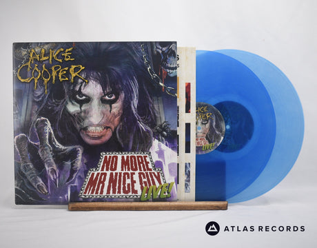 Alice Cooper No More Mr. Nice Guy Live! Double LP Vinyl Record - Front Cover & Record