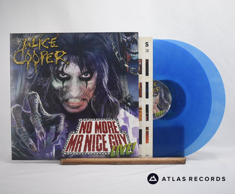 Alice Cooper No More Mr. Nice Guy Live! Double LP Vinyl Record - Front Cover & Record