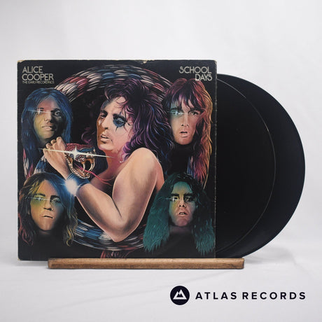 Alice Cooper School Days - The Early Recordings Double LP Vinyl Record - Front Cover & Record