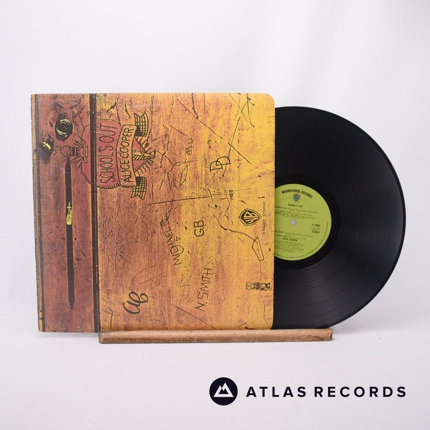 Alice Cooper School's Out LP Vinyl Record - Front Cover & Record