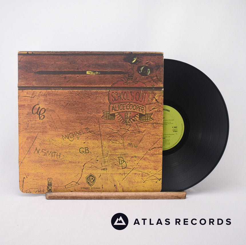Alice Cooper School's Out LP Vinyl Record - Front Cover & Record