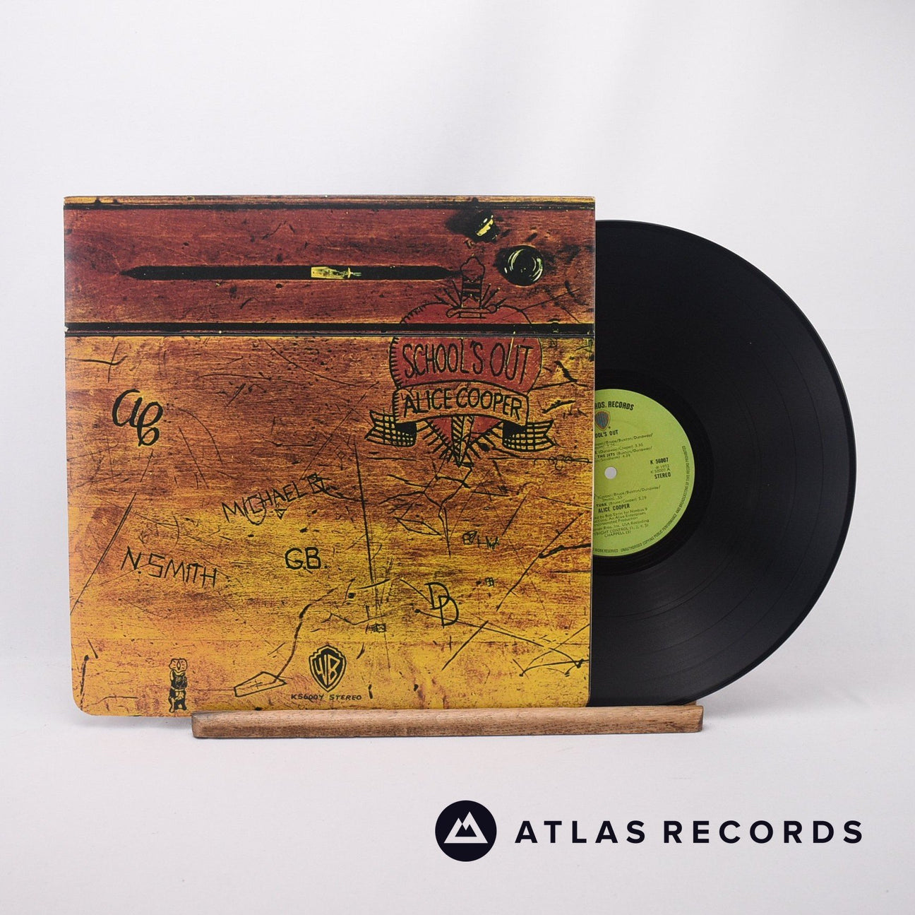 Alice Cooper School's Out LP Vinyl Record - Front Cover & Record