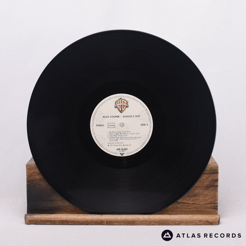 Alice Cooper - School's Out - Die-Cut Sleeve Strawberry LP Vinyl Record - EX/EX