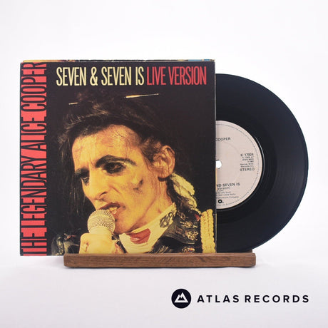 Alice Cooper Seven & Seven Is 7" Vinyl Record - Front Cover & Record