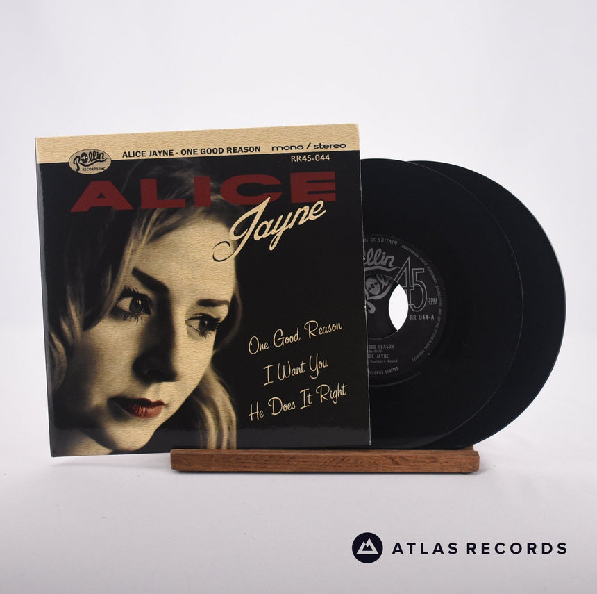 Alice Jayne One Good Reason 2 x 7" Vinyl Record - Front Cover & Record