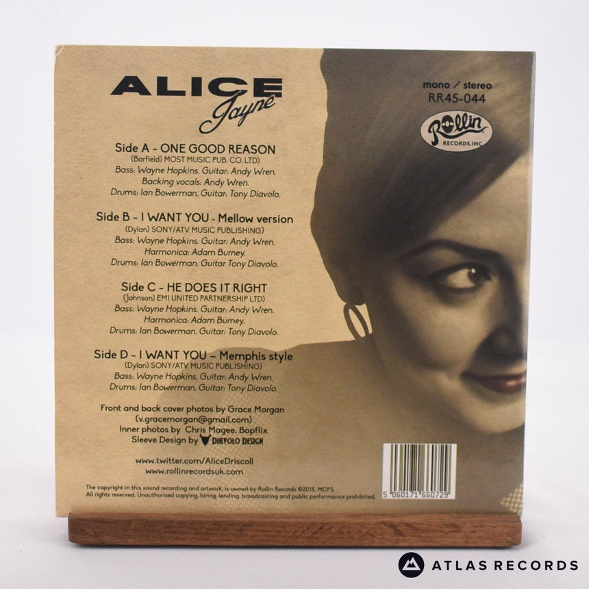 Alice Jayne - One Good Reason - Gatefold 2 x 7" EP Vinyl Record - NM/EX
