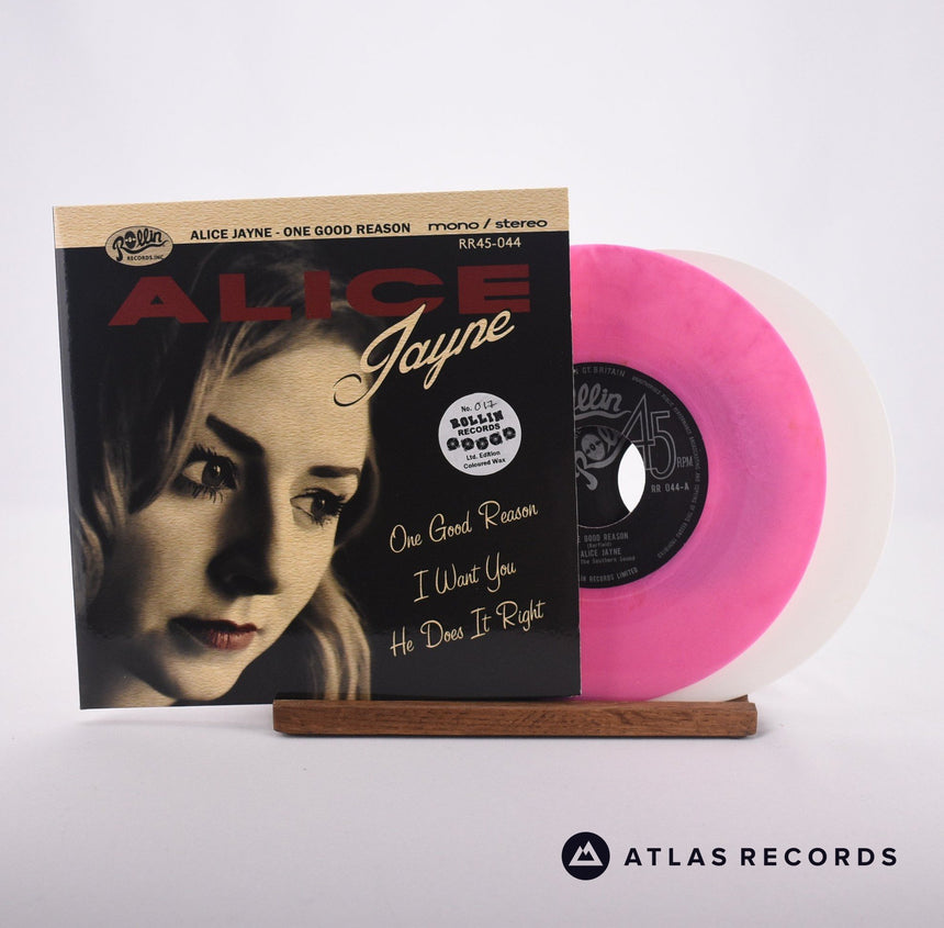 Alice Jayne One Good Reason 2 x 7" Vinyl Record - Front Cover & Record