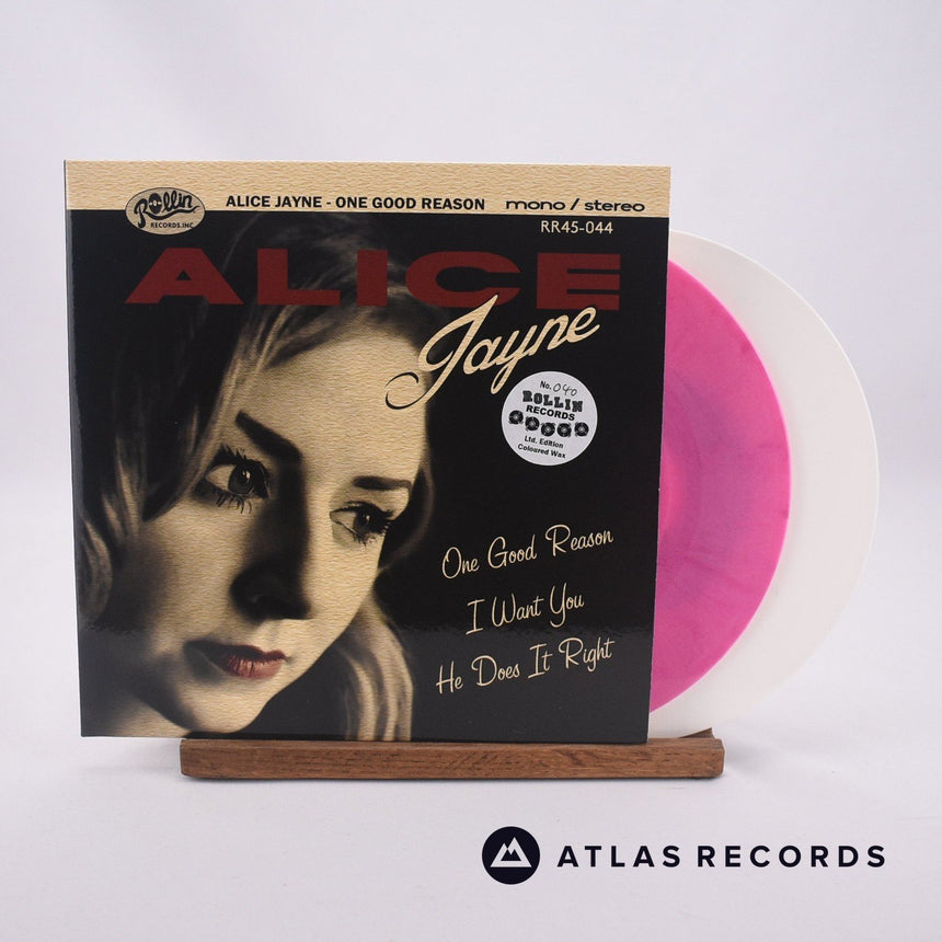 Alice Jayne One Good Reason 2 x 7" Vinyl Record - Front Cover & Record