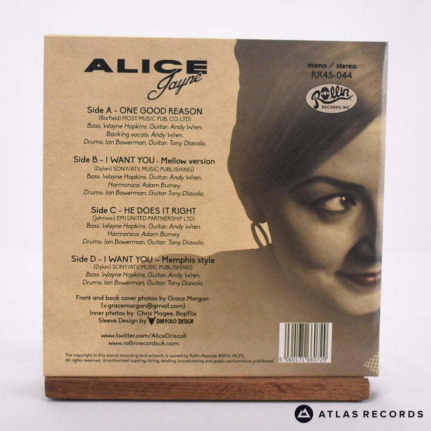 Alice Jayne - One Good Reason - Pink White 2 x 7" EP Vinyl Record - NM/NM