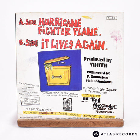 Alien Sex Fiend - Hurricane Fighter Plane - 7" Vinyl Record - EX/EX