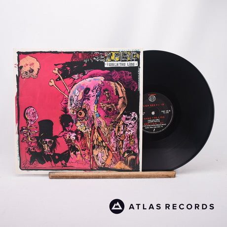 Alien Sex Fiend I Walk The Line 12" Vinyl Record - Front Cover & Record