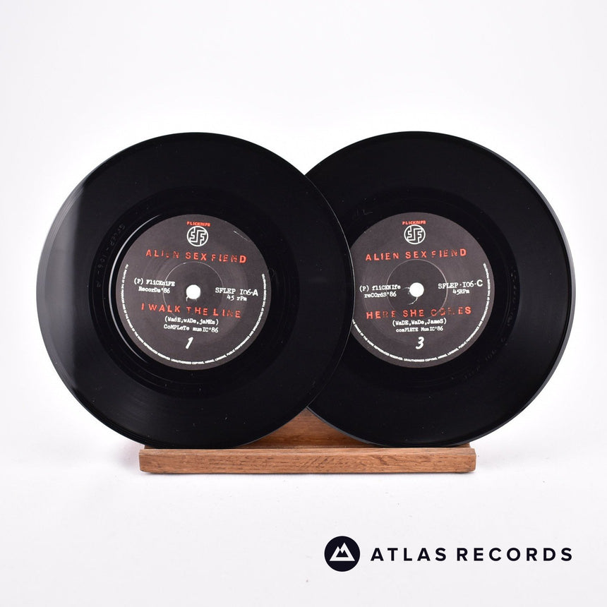 Alien Sex Fiend - I Walk The Line - Gatefold 2 x 7" Vinyl Record - EX/EX