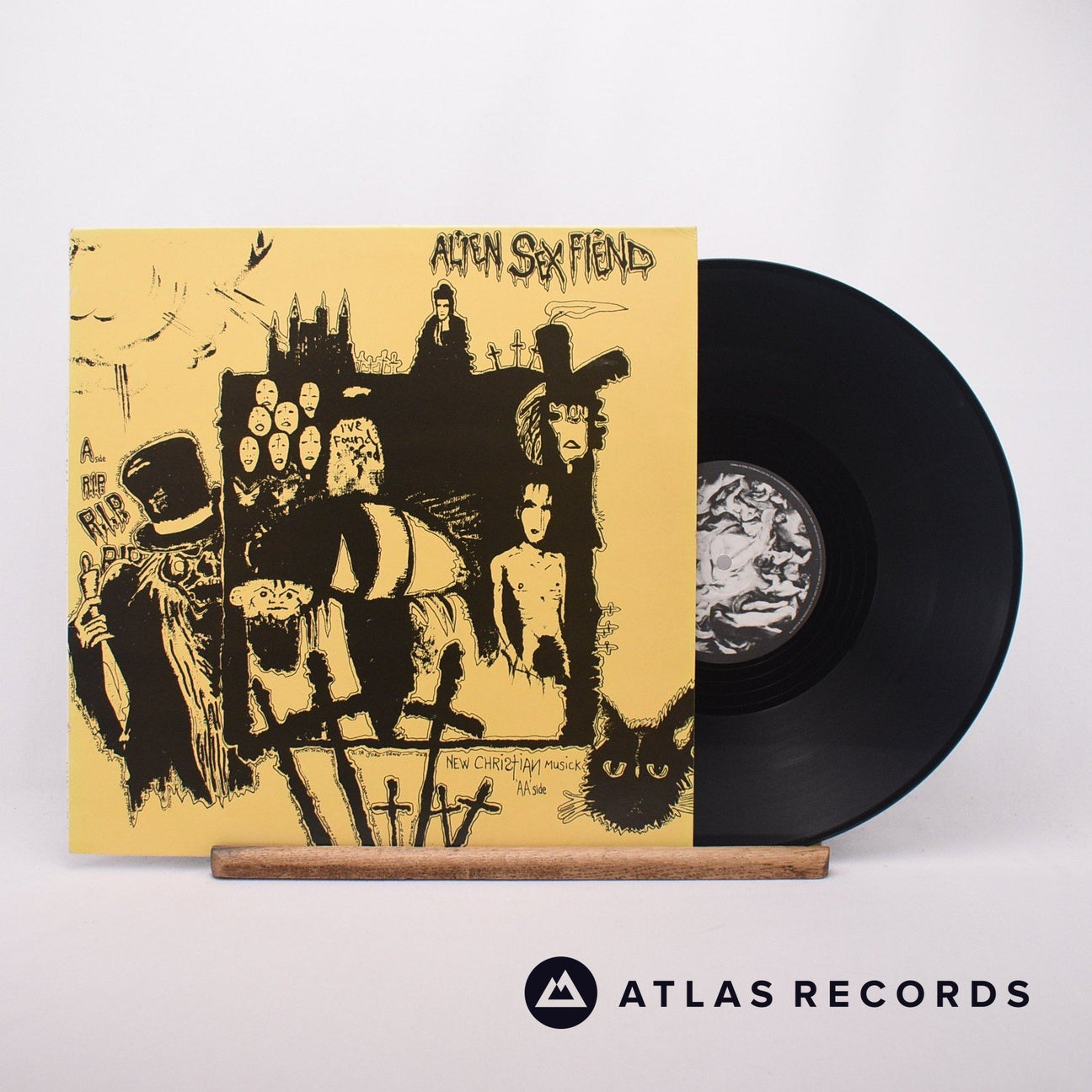 Alien Sex Fiend R.I.P. 12" Vinyl Record - Front Cover & Record