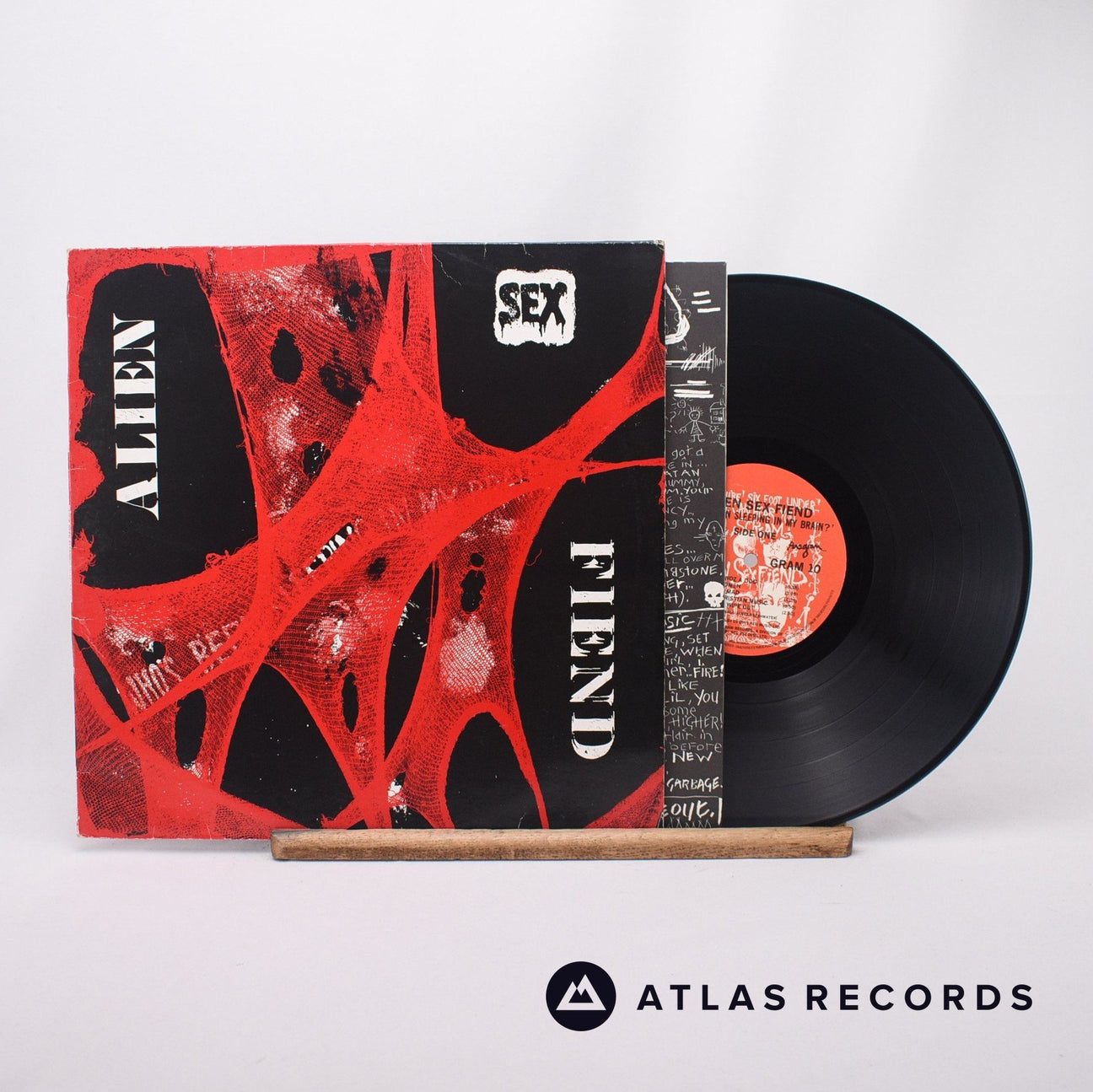 Alien Sex Fiend Who's Been Sleeping In My Brain LP Vinyl Record - Front Cover & Record