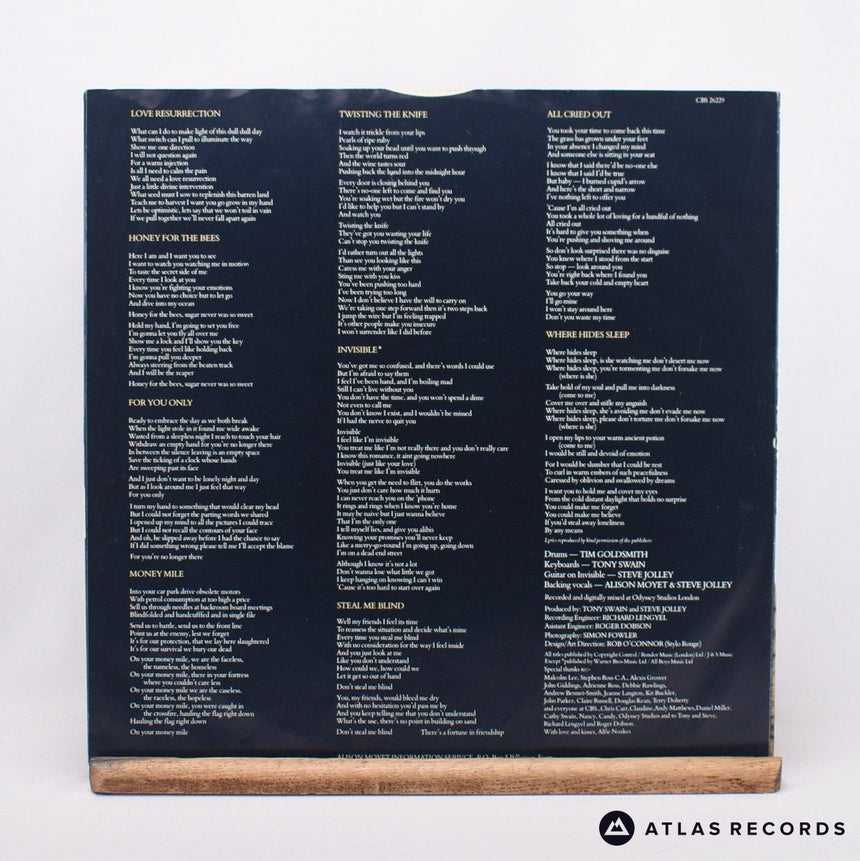 Alison Moyet - Alf - LP Vinyl Record - VG+/EX