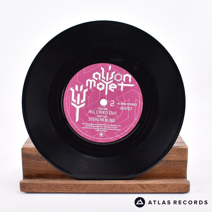 Alison Moyet - All Cried Out - 7" Vinyl Record - EX/EX