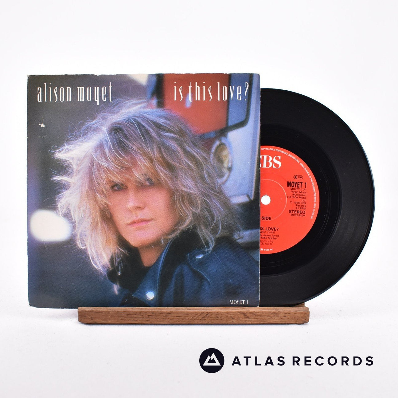 Alison Moyet Is This Love? 7" Vinyl Record - Front Cover & Record