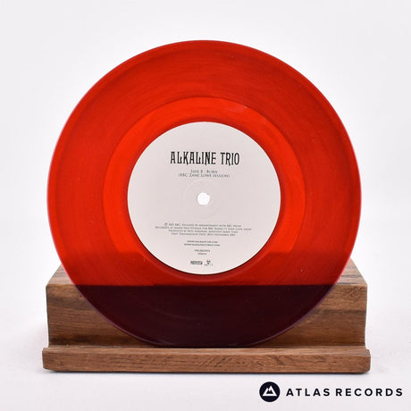 Alkaline Trio - Burn - Red Transparent 7" Vinyl Record - NM/NM