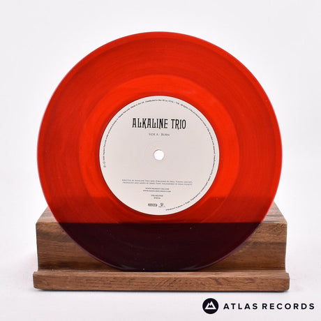 Alkaline Trio - Burn - Red Transparent 7" Vinyl Record - NM/NM