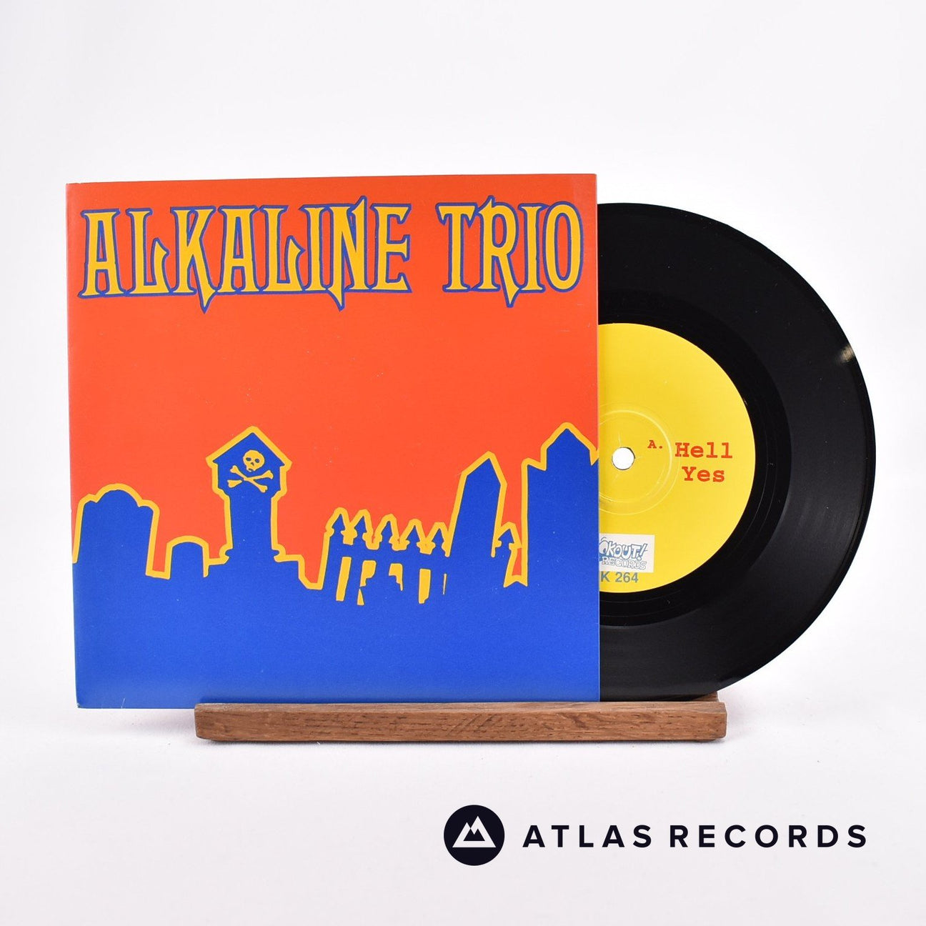 Alkaline Trio Hell Yes 7" Vinyl Record - Front Cover & Record