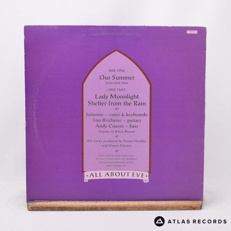 All About Eve - Our Summer - Mpo 12" Vinyl Record - VG+/VG+
