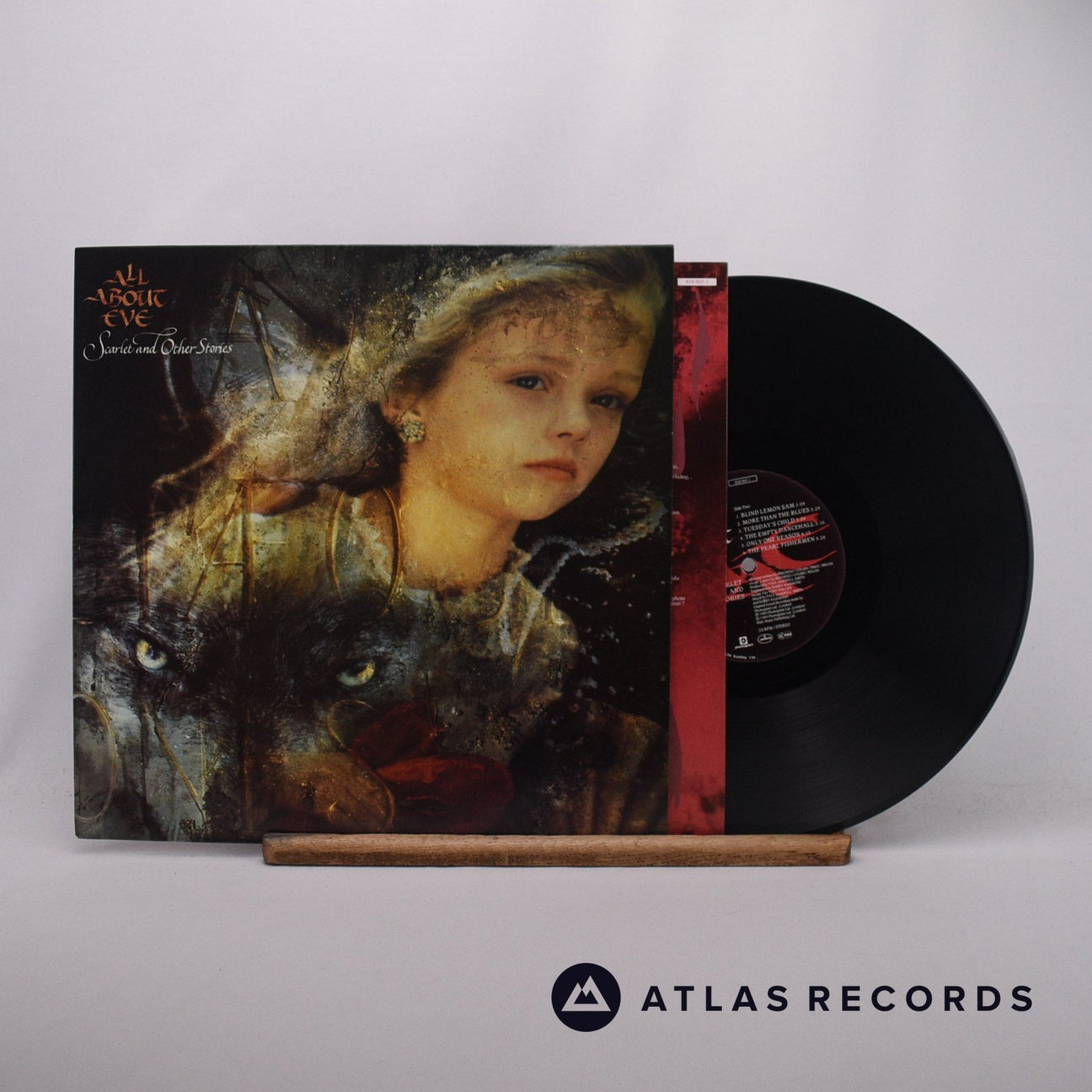 All About Eve Scarlet And Other Stories LP Vinyl Record - Front Cover & Record
