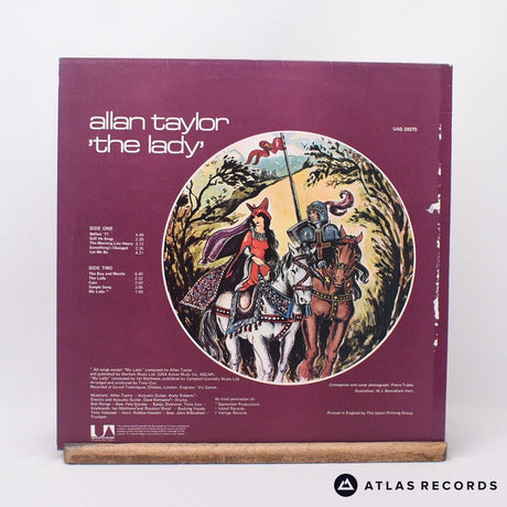 Allan Taylor - The Lady - A-1U B-1U LP Vinyl Record - VG+/VG+